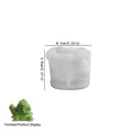 3D turtle silicone mold for DIY succulent pots and candles with sunflower details - Turtle Candle