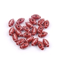 Deep brown rugby ball shaped acrylic beads for DIY jewelry and crafts making - 17*9mm Coffee Rugby