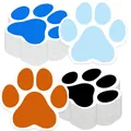 Serviettes en forme de patte en bleu, orange et noir, lot en vrac pour fête d'anniversaire chien - Noir