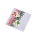 Christmas party paper straws with red green stripes and festive cartoon decorations - Christmas Cartoon Straws (Cards Pre-assembled)
