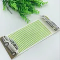 Detail of self-adhesive 3mm green acrylic rhinestones on white backing for car DIY decor - 3mm / Fruit Green