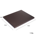 Dark brown leatherette jewelry display tray with rectangular base and 42x35x2cm dimensions - Medium Base Plate 42x35cm