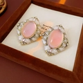 Silver Pin - Gold Pink