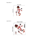 Christmas snowman wall sticker for switch decoration with layout size 15cm x 15cm - ZA199/Christmas Snowman