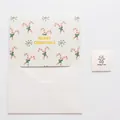 Fresh Christmas Style A Card, Envelope And Sticker