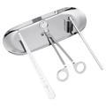 Silver 4-Piece Set (Straight Cover + Tray)
