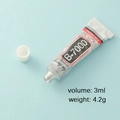Strong B-7000 universal jewelry glue 3ml with needle nozzle for DIY craft bonding - 3ML (Without Needle)