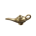 Miniatuur vintage messing Aladdin lamp decoratief ornament met antieke bronzen finish - Aladdin Lamp (Vintage Brons)