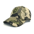 Dettaglio laterale del cappellino mimetico militare con ricamo U.S. ARMY - M (56-58cm) / Camouflage