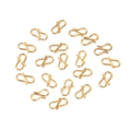 Cierres de gancho en S de oro de 18K para crear collares y pulseras de joyería - Pieza Única / Dorado