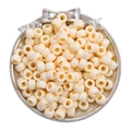100 Pièces/Paquet (9x6mm) / Couleur solide Crème