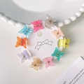 Set of 10 colorful butterfly mini hair claws in vibrant candy jelly tones for kids - Butterfly Shape 10Pcs