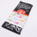 Colorful polka dot tissue paper sheets for gift wrapping 20x26 inch 10-pack - Colored Polka Dots