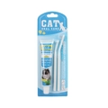 Cat oral care kit featuring 70g toothpaste and two functional brushes in blister pack - 93312: Vanilla Flavor Cat Toothpaste Set