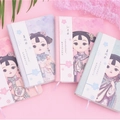 Ancient Chinese style Dunhuang fairy resin ornament in a pink aesthetic setting - Complete Small Figurine Set