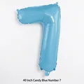 Número 7 Azul Caramelo