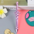 Creative pink sword-shaped gel pen with metallic finish and fantasy weapon design - Bead Sword - Purple / 0.5mm