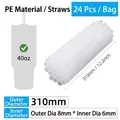 310mm*OD 8mm*ID 6mm (24 PE Straws/Bag)