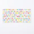 Colorful mini alphabet stickers for DIY crafts, including uppercase and lowercase letters - 0.5 Inch / Colorful