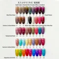 Professional 45-color nail art gel palette showing solid tones and gradient effects - 45 Colors: Summer + Painted + Dopamine + West River Moon + Autumn + Black And White + Limited Edition 5 Colors (includes Three Boxes Of Tofu Blocks)
