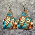 Colorful Feather Print (8)