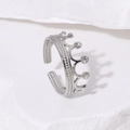 Silver Crown Rhinestone Style (JR457-S7)