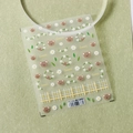 Adesivi per unghie 3D con dolci orsetti marroni e margherite bianche, modello TS-2361 - Orso Dolce di Primavera (TS-2361)