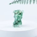 Miniature green Schnauzer crystal gravel resin statue for home decor and crafts - 29 Malachite Color