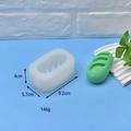 Moule en silicone forme pain pour artisanat DIY avec dimensions et poids précis - Style Pain Tissé (1)