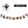 Décoration de bannière vampire pour fête d'Halloween, dimensions 17cm par 16cm - WQWS-LQ12-Bannière de Personnage de Fête d'Halloween