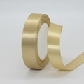 2cm champagne gold satin ribbon roll for gift wrapping and wedding cake decoration - Luxury Gold