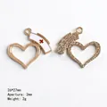 Nurse heart pendant with red cross and white enamel, 26x27mm size and dual side view - Heart with Nurse Hat