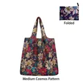 Foldable grocery bag in Galsang flower print, medium size, compact for travel - Medium - Galsang Flower