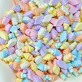 Colorful macaron-style resin charms in ice cream and shell shapes for DIY nail art and crafts - 10# Ice Cream (Small)