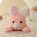 Peluche coniglio rosa magnetico come decorazione da scrivania su una tastiera - 12cm / Coniglio