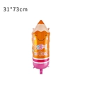 Cartoon pencil foil balloon 31x73cm with School Is Cool text for back to school decor - Orange Pencil Shape Style Five