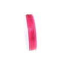 Detail of bright pink elastic crystal string spool for DIY beaded jewelry making - 0.6mm 15m/Roll / Rose Red