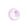Pink faceted resin big hole bead for European charm bracelets DIY jewelry making - Style 21 (Pink)