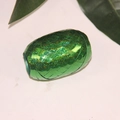 Green holographic laser ribbon roll for festive party decoration and balloon tying - Holographic / Green