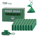 Bolsas ecológicas perfumadas de lavanda para excrementos de mascotas con dispensador y caja, rollos. - 48 Rollos + Dispensador + Clip en Caja / Estrella Verde