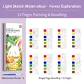 Waldabenteuer / 12 Seiten Farbe Und Pinsel Inklusive