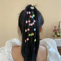 Set de pinces à cheveux florales avec motifs fleurs 3D colorés pour coiffures tressées - 59# Ensemble de Barrettes à Petites Fleurs Colorées