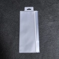 Transparent EVA storage bag with anti-oxidation zip lock for jewelry and beads - 17*7cm Frosted Horizontal