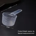 Misurino in plastica trasparente da 40ml con manico lungo e scala graduata - 40ml sfusi