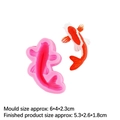 Silikonform Karpfen für Kuchendeko in Rosa inklusive detaillierter Größenangaben - 17-884 Rosa (Klein) / Klein
