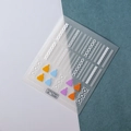 5D embossed knitting pattern nail stickers with colorful winter hat designs TS-004 - Colorful Winter Knit Hat Style (TS-004)