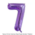 Número 7 Morado