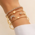 Gold - Star Moon Heart Set