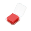 Diamond painting wax storage box with red square clay pieces for crafting tools - Red (Boxed)