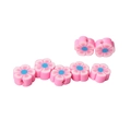 Pink plum flower polymer clay spacer beads for DIY handmade jewelry bracelets - Pink Plum Blossom